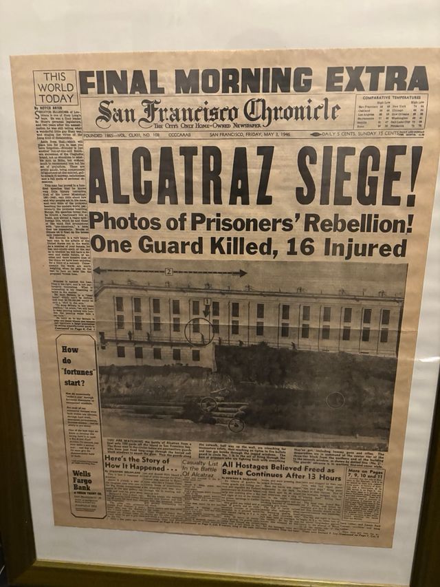 Cuadro La fuga Alcatraz Siege San Francisco Chroni