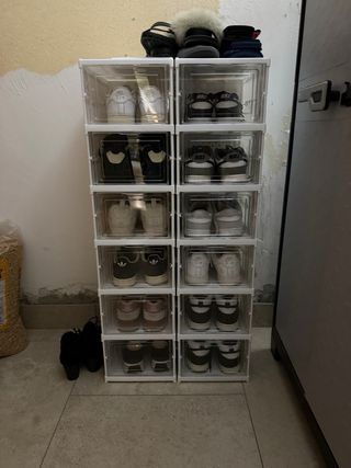 Scarpiera pieghevole modulare 6 ripiani