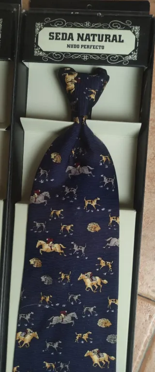 Pack 4 Corbatas Seda Natural