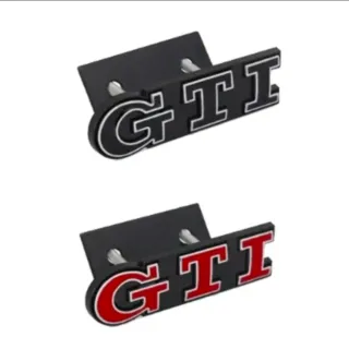 Emblema GTI Parrilla Rojo o Negro