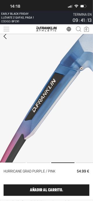 Gafas de Deporte D.Franklin sin abrir