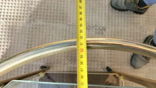 Carrito camarera vintage metal y cristal