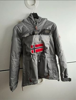 Cazadora Geographical Norway Gris Talla 10