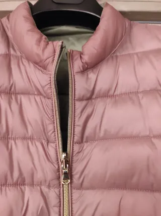 Piumino donna reversibile rosa/verde taglia XXL