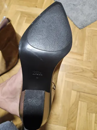 Botines Zara Mujer Marrones Talla 39