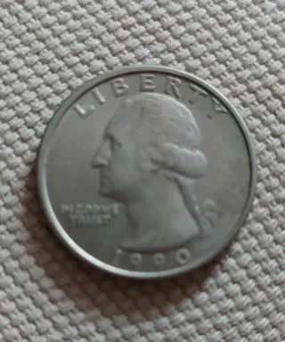 Moneda 25 Centavos 1990 Liberty
