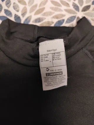 Maglia termica nera collo alto WEDZE