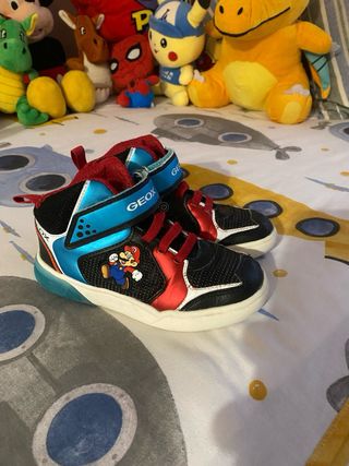 Zapatillas Geox Mario Bros con luces