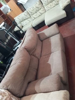 Sofá de 3 plazas en tela