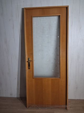 Puerta interior roble