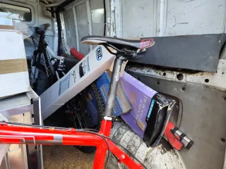 Cuadro Bicicleta Montaña Rojo