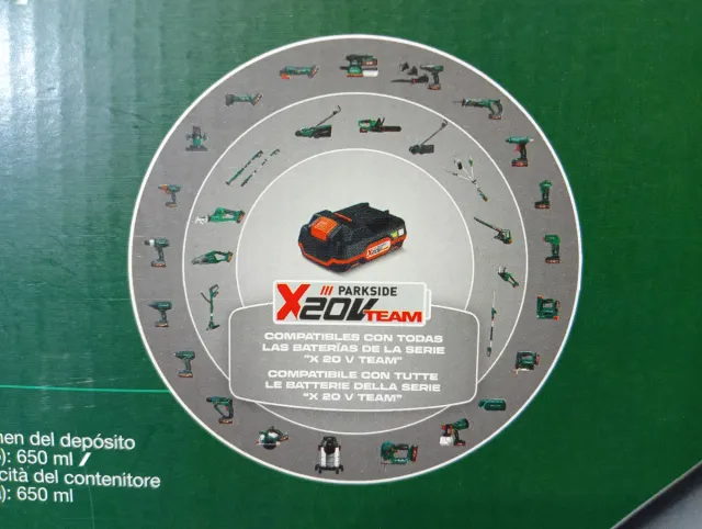 Aspirapolvere PARKSIDE 20V Ricaricabile