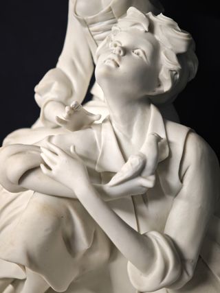 Barbetta Capodimonte Porcellana Biscuit '50