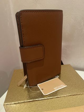 Cartera Michael Kors Marrón y Dorada