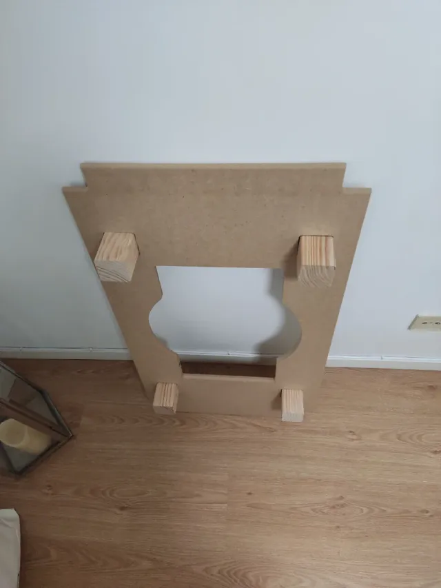 Bajo mesa camilla madera