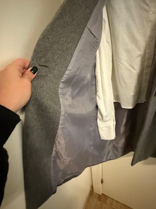 Abrigo Nuevo gris Talla L