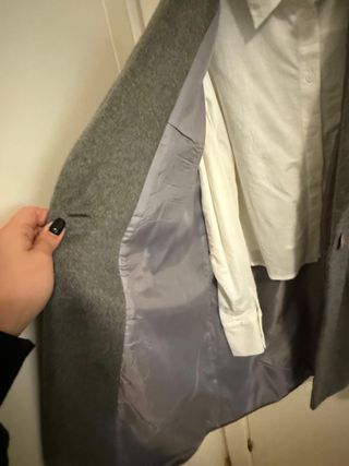 Abrigo Nuevo gris Talla L