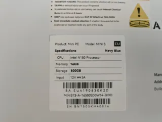 Beelink Mini PC S 500GB 16GB RAM