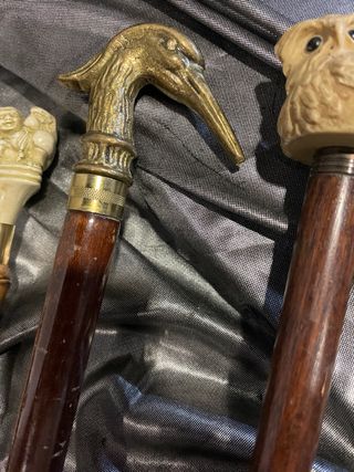 Colección de 5 bastones decorativos