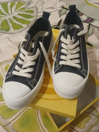 Bambas plataforma sin estrenar