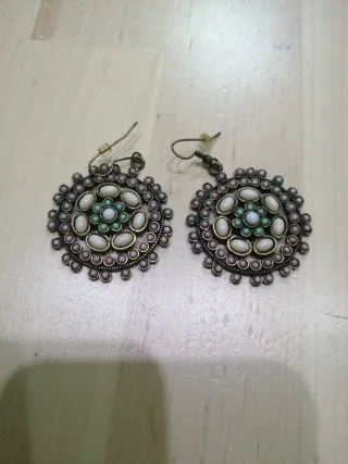 Pendientes Aro Diseño Floral