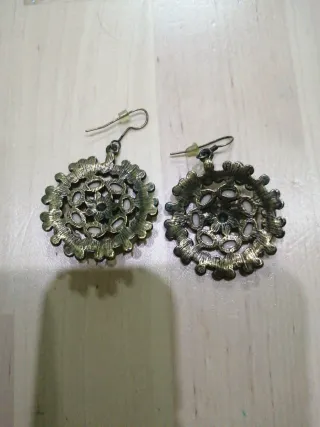 Pendientes Aro Diseño Floral