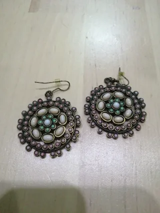 Pendientes Aro Diseño Floral