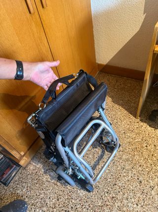 silla de ruedas de transporte