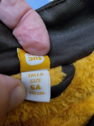 Giubbotto Tuc Tuc bimbo 5 anni (110 cm)