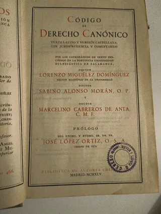 Código de derecho canónico 1946