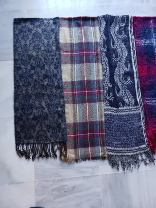 5 Foulards/bufandas invierno