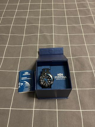 Caja Reloj Festina Azul