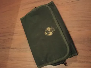 Bolsa de aseo ejército neceser verde militar