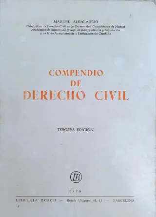 Compendio de Derecho Civil
