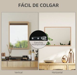 Espejo de Pared Madera