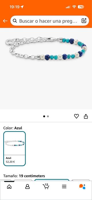 Pulsera Thomas Sabo Azul y Plata