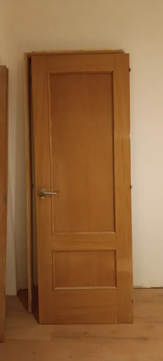 Puertas macizas roble