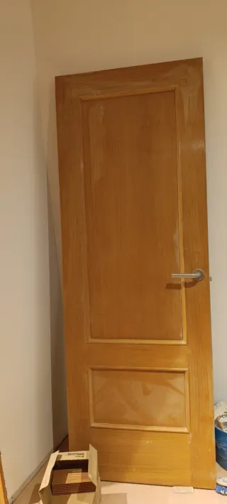 Puertas macizas roble