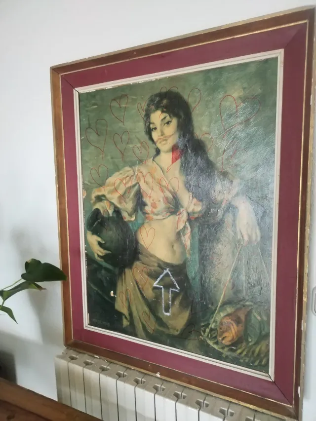 Quadro di donna gitana