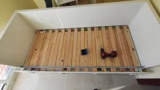 Cama doble Ikea Hemnes como nueva