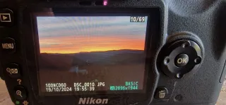 Cámara Réflex Nikon Negra