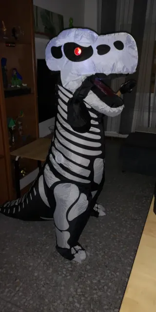 Disfraz Dinosaurio Esqueleto Inflable