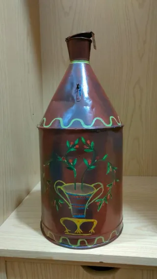 Aceitera Chapa Vintage Pintada a Mano 640513926