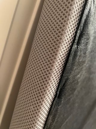 Base cama 90cm gris y madera