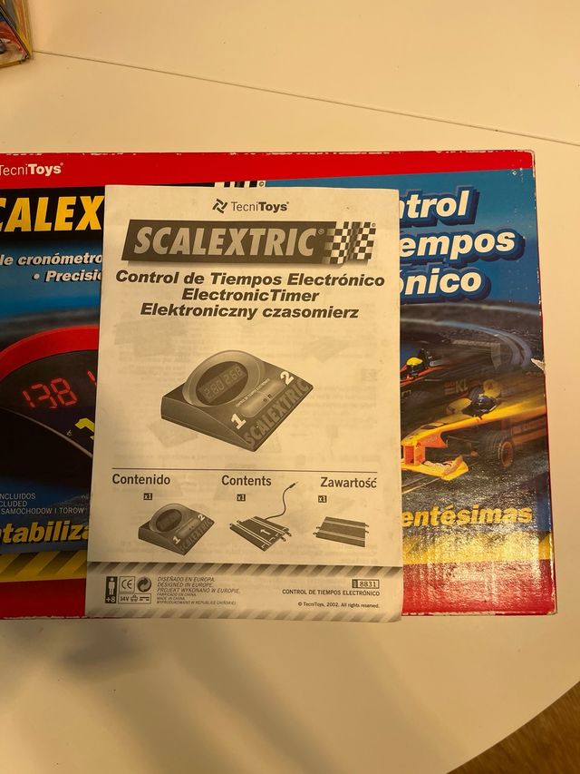 Controle de Tempos Eletrônico Scalextric