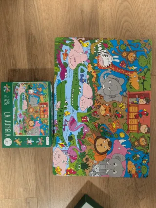 Lotes Puzzles Infantiles: Yoga, Mi Granja y La Jun