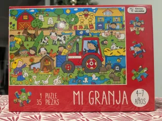 Lotes Puzzles Infantiles: Yoga, Mi Granja y La Jun