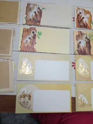 Tarjetas de Navidad Antiguas (Nacimiento)