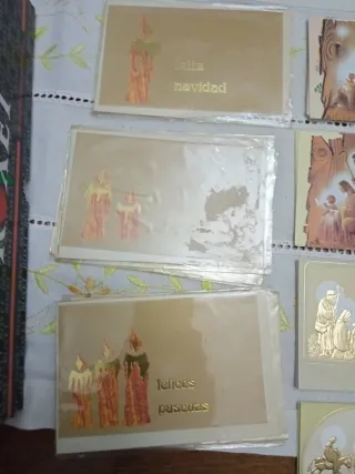 Tarjetas de Navidad Antiguas (Nacimiento)