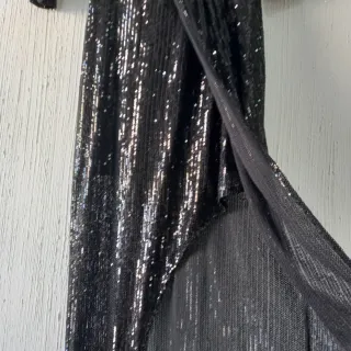 Maxi wrap dress elegante e scintillante(SCONTO)